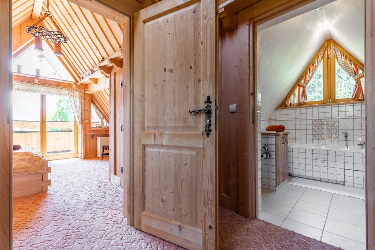 Domek W Roztokach Z Widokiem Na Tatry, Z Sauna コシチェリスコ エクステリア 写真